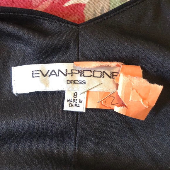 EVAN PICONE size 8 Wrap Vneckline Pleated Organza-like Skirt Party Cozy Comfort - Picture 10 of 16